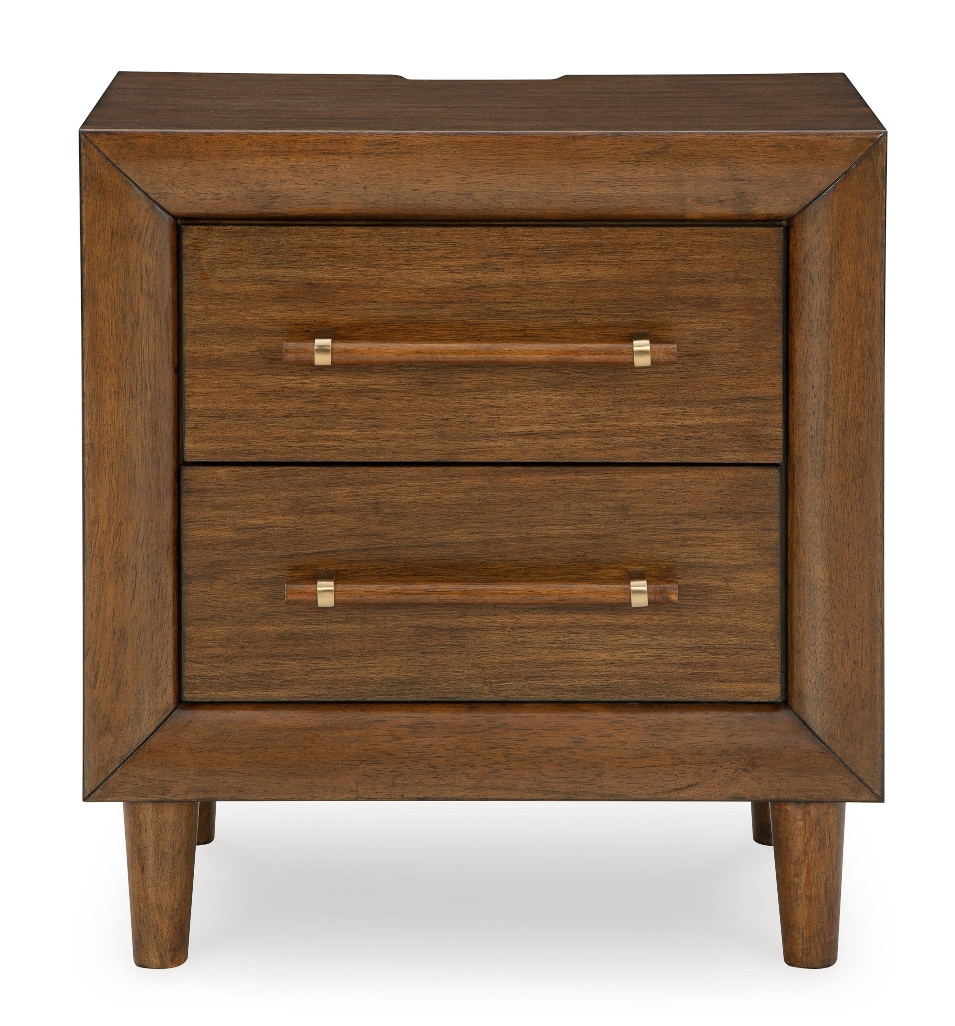 Mid-Century Modern Nightstand in Chestnut - HER Home Design Boutique
